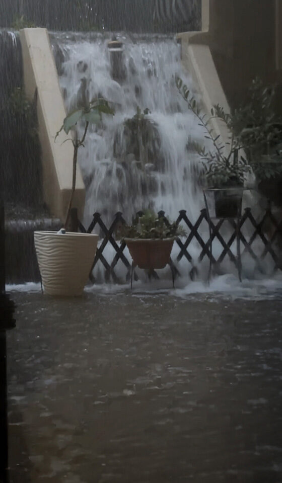 千葉豪雨時の流水